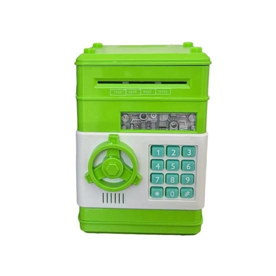 Mini ATM Piggy Bank with Password, Auto-Roll Money Saving Box, Electronic Coin Cash ATM Machine, Birthday Gift for Boys Girls