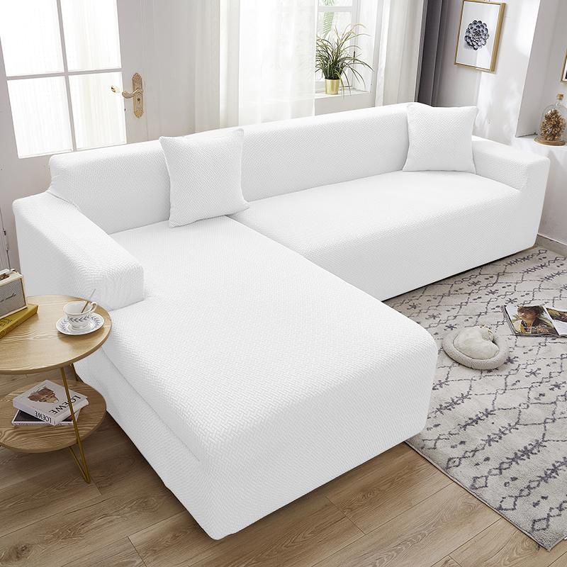 Pokrowiec na sofę Jacquard Thick Elastic Slipcovers do salonu Stretch Sofa Corner Couch Cover 1/2/3/4/5 Seater L Shaped