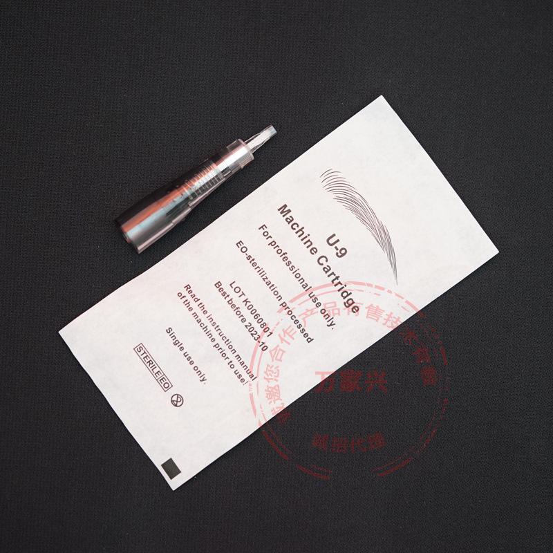 Kaşlar İçin U Şekilli ve Kavisli İğneli Anestezi Gerektirmeyen Kalıcı Makyaj Makinesi