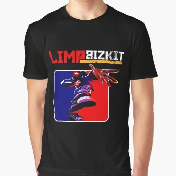 Hot Selling Limp Bizkit T Shirt Music Band Printing Summer Luxury Brand Pure Cotton Men's and Women's T-shirts Short Sleeves