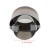 63mm Univerzálny koncový tlmič výfuku do auta Okrúhly Nerezový Koncovka výfuku do auta Zadná Chrómová Okrúhla Koncovka výfukového potrubia