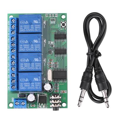 AD22B04 12V 4 Channel DTMF Tone Signal Decoder Relay Phone Remote Control PLC