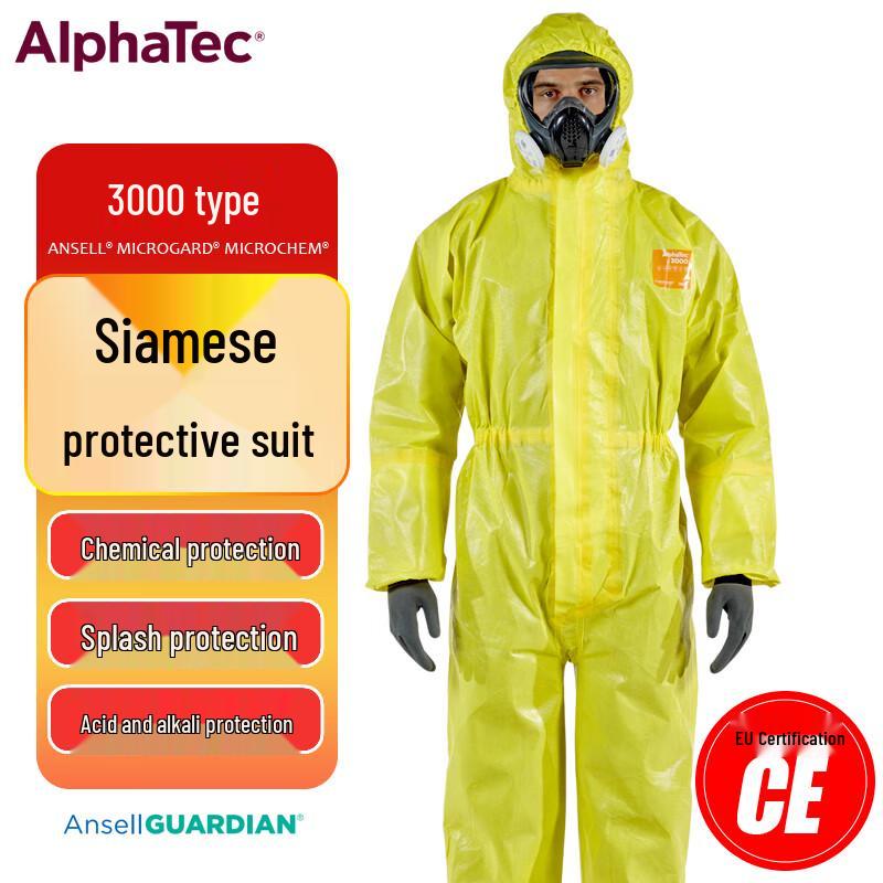 ALPHATEC 3000 Liquid-Tight Chemical Protective Coverall XL