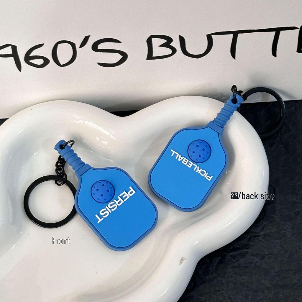 Miu Series Dumbbell Plate Keychain: Trendy Fitness Accessory & Sports Jewelry Gift