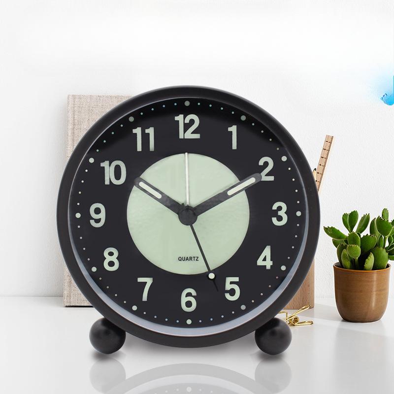 

Luminous Multi functional Alarm Clock for Students and Children s Simple Bedside Alarm Clock for Super Loud Silent Walking Clock 4.5 inch luminous alarm clock