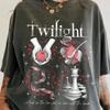 2026 Twilight Inspired Shirt Book Cover Aesthetic TShirt Twilight Saga Fan Gift Vampires Wolves Romance Unisex Shirt