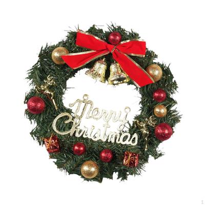 Christmas Wreath Front Door Garland Winter Artificial for Window