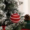 16 PCS Handcrafted Christmas Ornaments Set Christmas Foam Ball Festive Tree Decorations Kit Unique Handmade Holiday Decorations