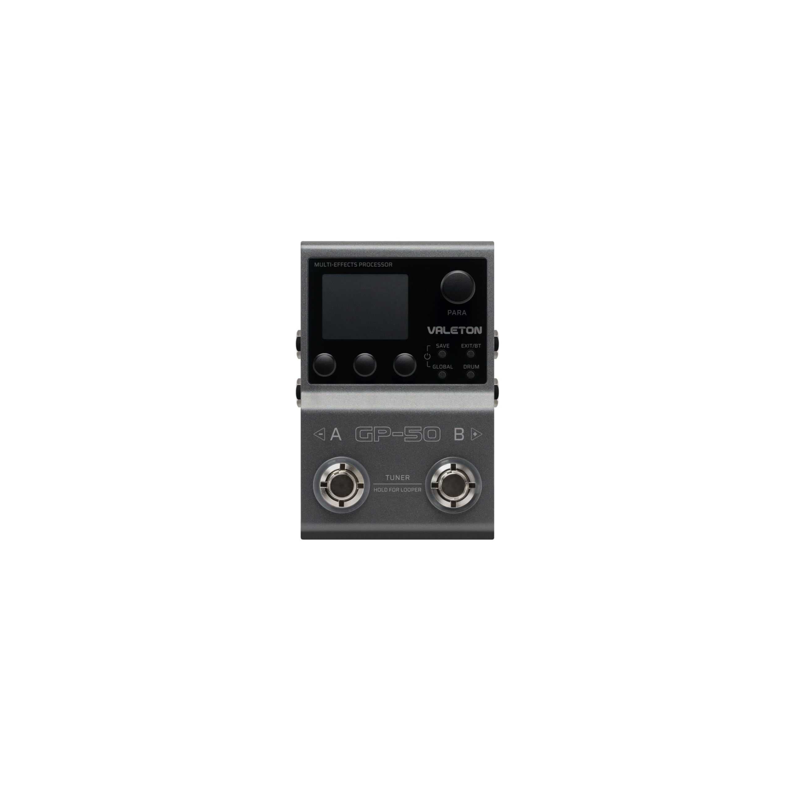 Гитарная педаль Valeton с кабинетом усилителя и USB GP-50 - Модели мультиэффектов, симуляции, FX, лупер, тюнер, аудио. чёрный
