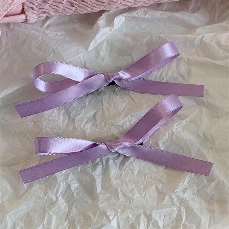 Mini Sweet Bowknot Hair Clips Ballet Ribbon Bow Hairpins Bang Clip Korean Girls Mini Grabs Clips Women Headwear Hair Accessories