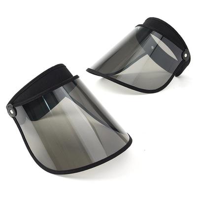 UV Protection Sun Cap 2-piece Set (black) Sun Visor