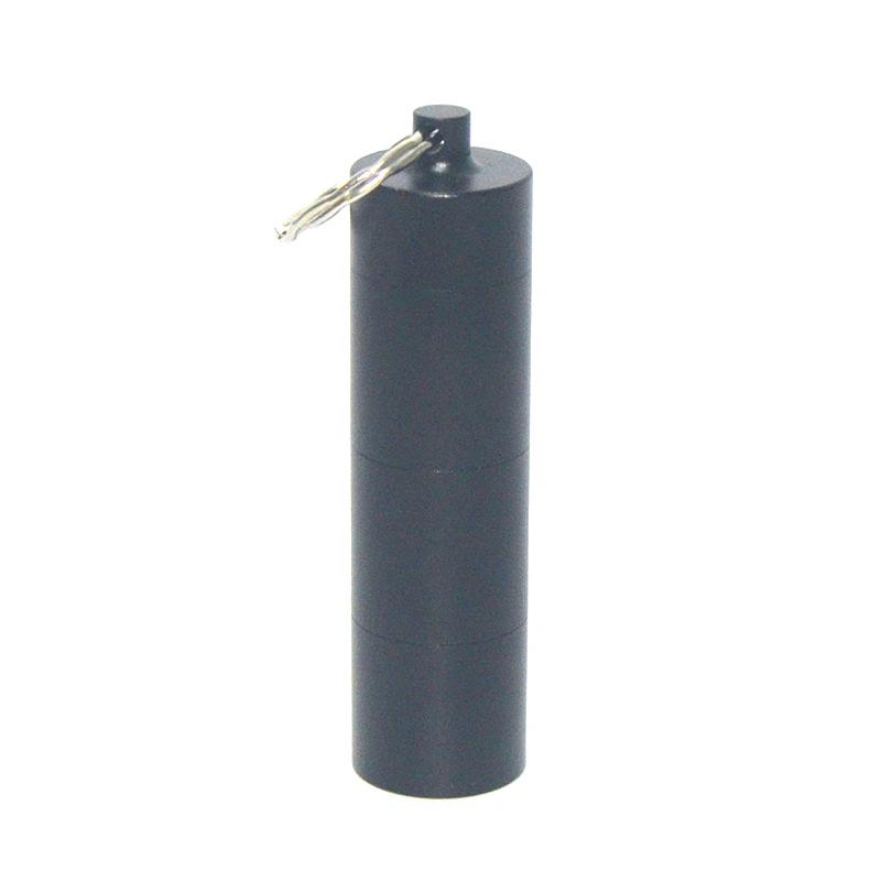 All-Metal Waterproof Multi-Compartment Pill Keychain