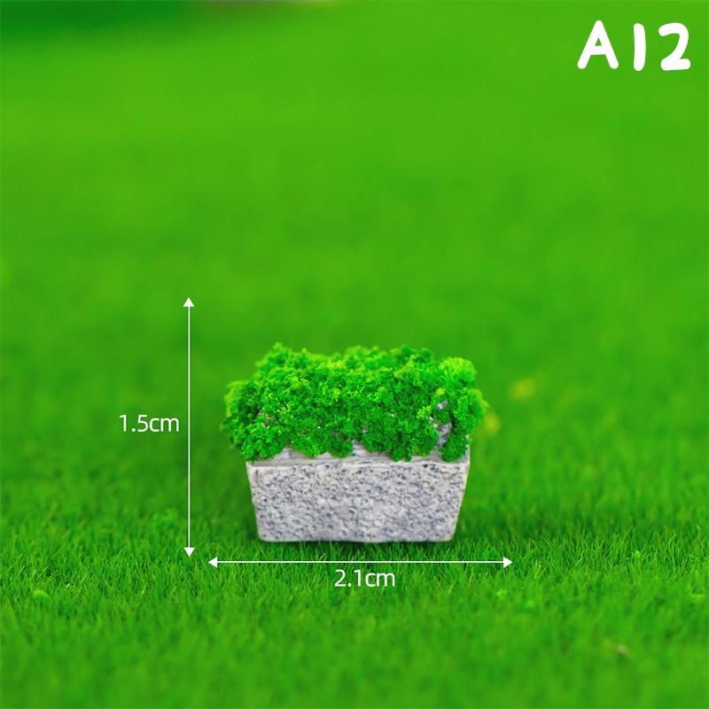 Mini Landscaping House Small Statue Figurine Crafts Figure Ornament Miniatures Home Decoration