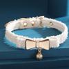 Harajuku Punk Bow Leather Choker Collar for Nightclub and Daily Wear