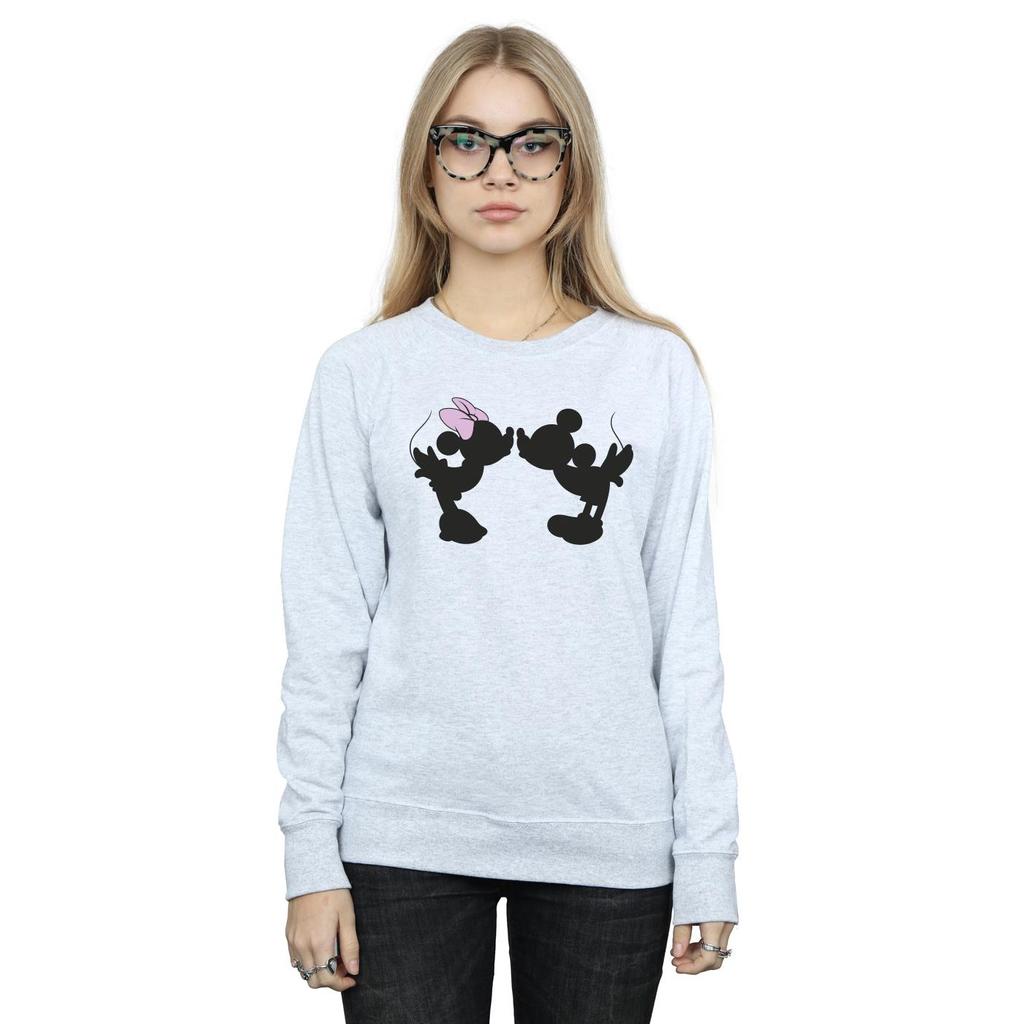 Disney Dámská mikina Mickey Minnie Kiss Silhouette