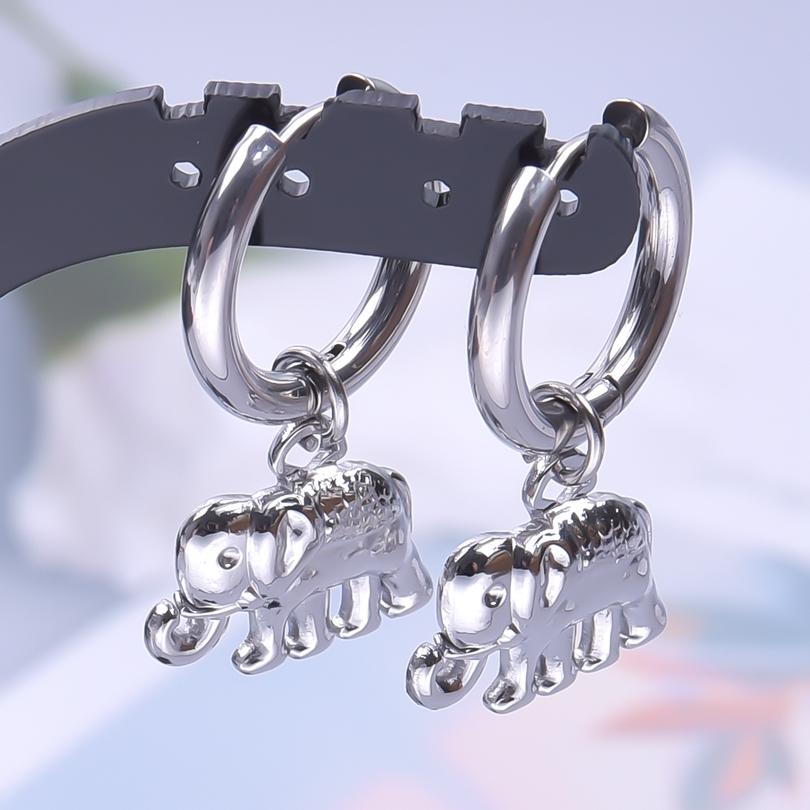 The Sword Earrings For Women/Men Accessories Vintage Jewelry Stainless Steel Hoop Ear Piercing Sabre Charm Goth Pendientes Gifts