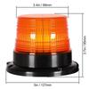 LED Strobe light Circular Car LED Flashing Signal lamp Magnetic Ceiling Police Emergency Lights Portable Warning Lighting 12~24V