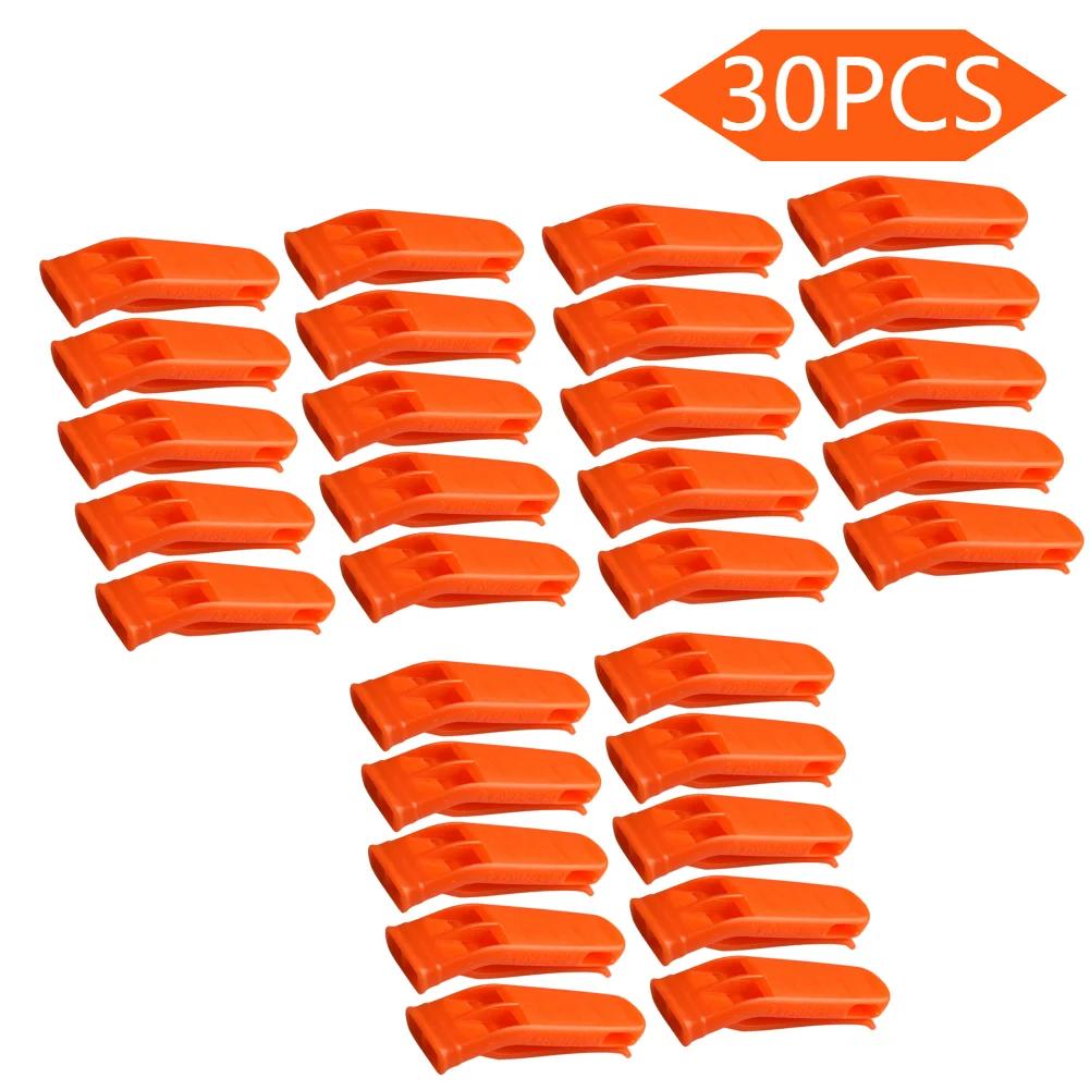 1/5/10/20/30/40pcs Survival Loud Whistle Multifunction Outdoor Emergency Whistle Double Pipe Rescue Whistle for Camping Hiking