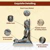 4.5 Inch Bajrangbali Statue with Gada/Hanuman Ji/Sankat Mochan/God Idols for Home/Car Dashboard/Office Desk/Murti for Home Decor/Spiritual