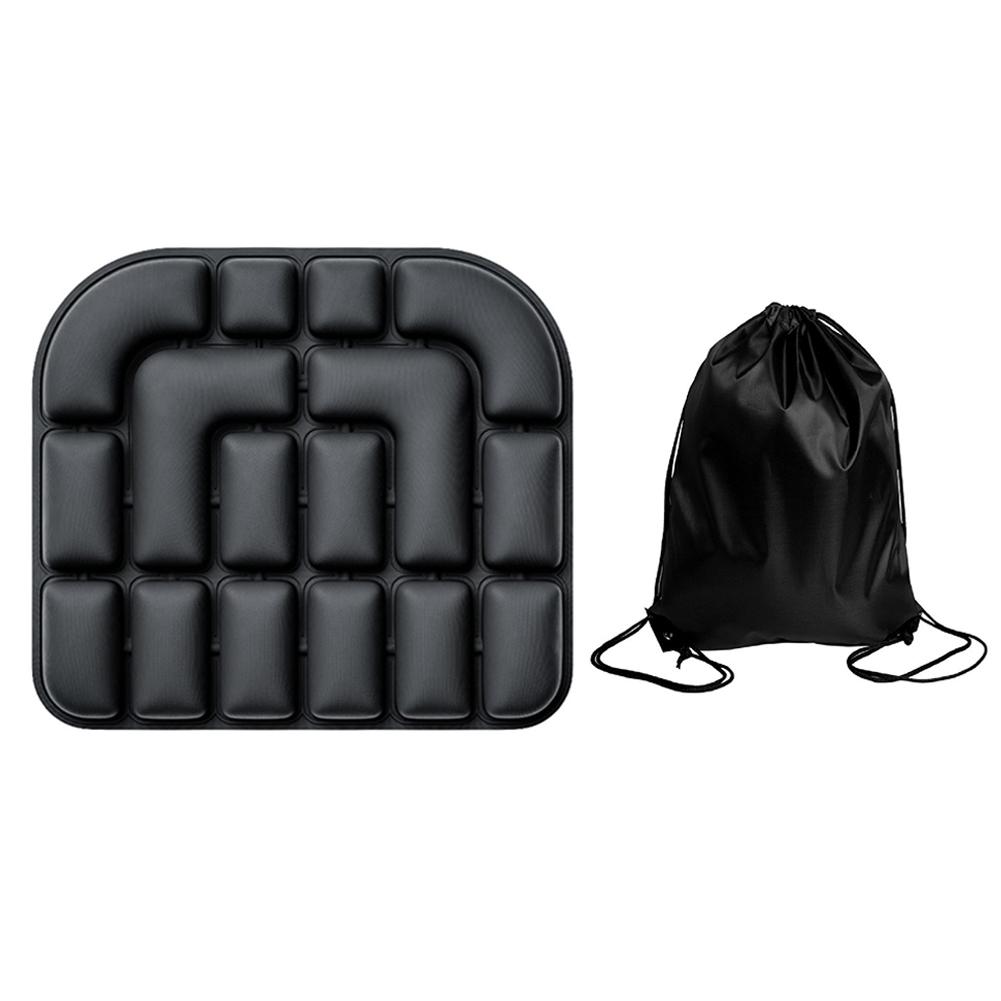 Air Bags Travel Cushion Lightweight Breathable Anti Bedsore Cushion 3D Air Cell Inflatable Travel Cushion for Airplane Car Offic