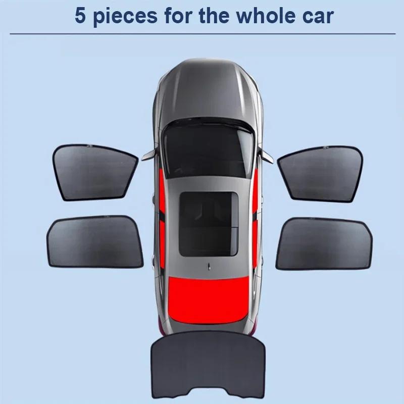 For Mercedes Benz A Class V177 Saloon 2018~2026 Car Sunshade Privacy Mesh Curtain Heat Insulation Sunscreen Visor Accessories