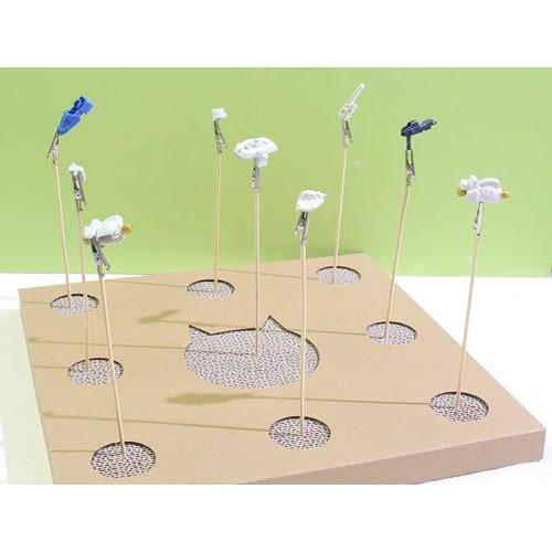 YANYULI Painting Sticks, Painting Clips, for Painting Plastic Models, Handheld Handles, Memo Holders, and Paint Drying Support, Perfect for DIY Paint