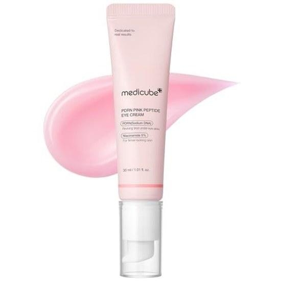 Medikube PDRN Pink Peptide Eye Cream Ageing Skin Area Care Serum Moisturizing Dryness Hydration Texture Radiance Beauty