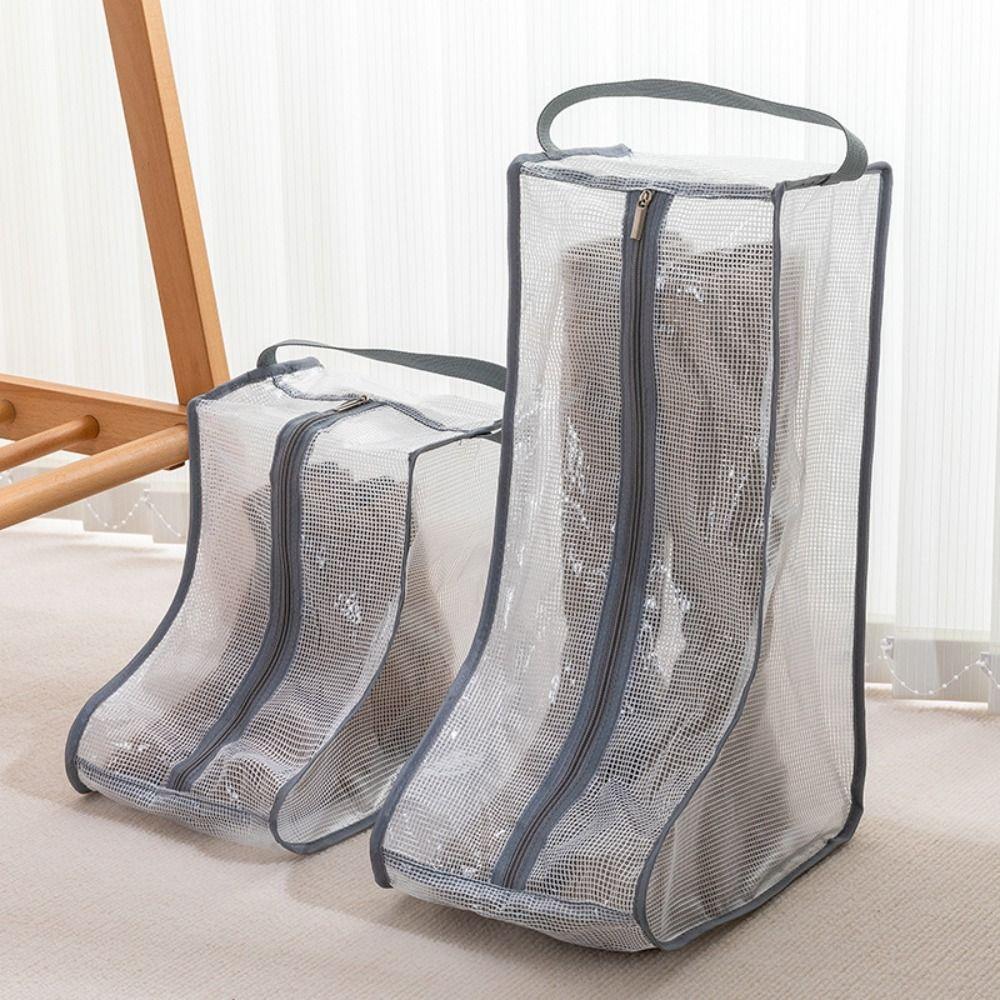 PVC High Heel Shoes Storage Bags Foldable Tote Shoes Organizer Shoes Protection Bag  Bedroom