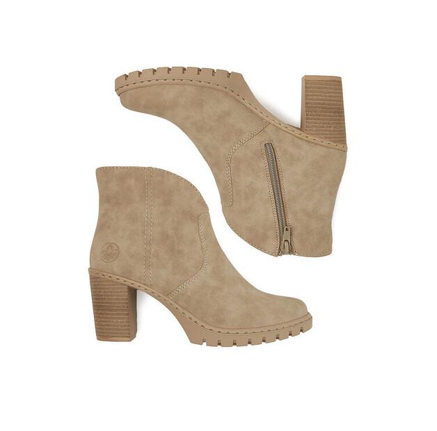 Rieker Y2553-60 Beige Ankle Boots