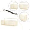 Spice Rack Organizer Hanging Kitchen Basket Lightweight Wall Mount Wire Storage for Office