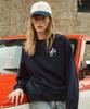2113 STUDIO Music Note Logo Sweat Navy Womens