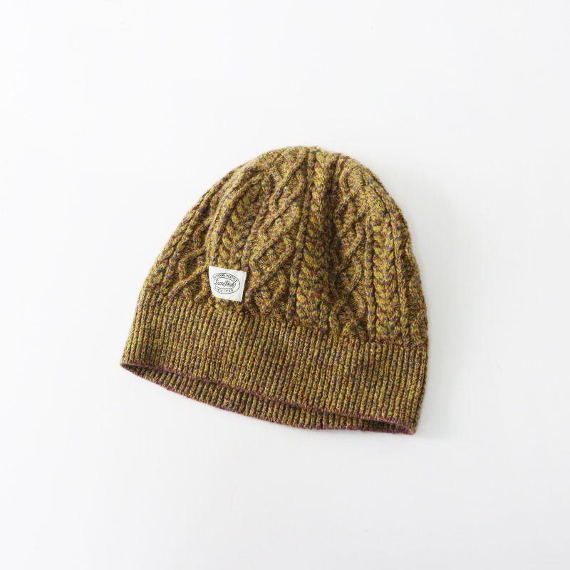 Used Snow Peak Snow Peak Alpaca Mixed Knit Cap Alpacamic Beanie Knit Cap BeigeCable Knit [2400015037936]