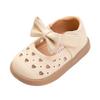 Baby girl shoes summer girls princess leather shoes breathable soft sole hollow small leather shoes girls single shoes