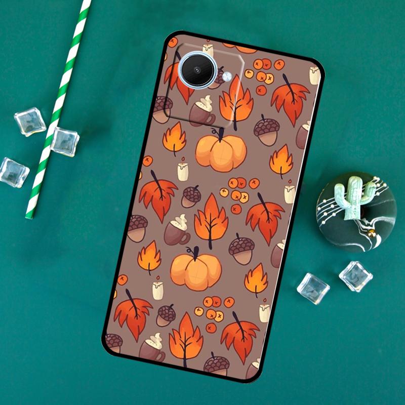 

Autumn Pumpkins For Realme 11 9 10 12 Pro Plus C55 C53 C51 C33 C31 C30 C25s C21Y C15 GT3 GT5 GT Neo5 Case Realme 9Pro Plus