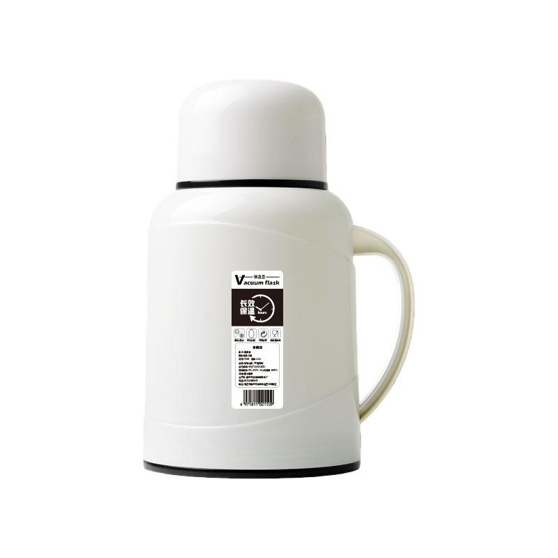 Hotel Commercial High-end Vacuum Flask Hotel Clubhouse Glass Liner Vacuum Flask Sealed Leak Proof Heat Retention Thermos [1000ml]Green thickened version