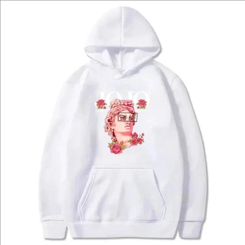 Pattern Hoodie Women Autumn And Winter Solid Casual Loose Fleece Sweatshirt Harajuku Cotton Pullover Sweater