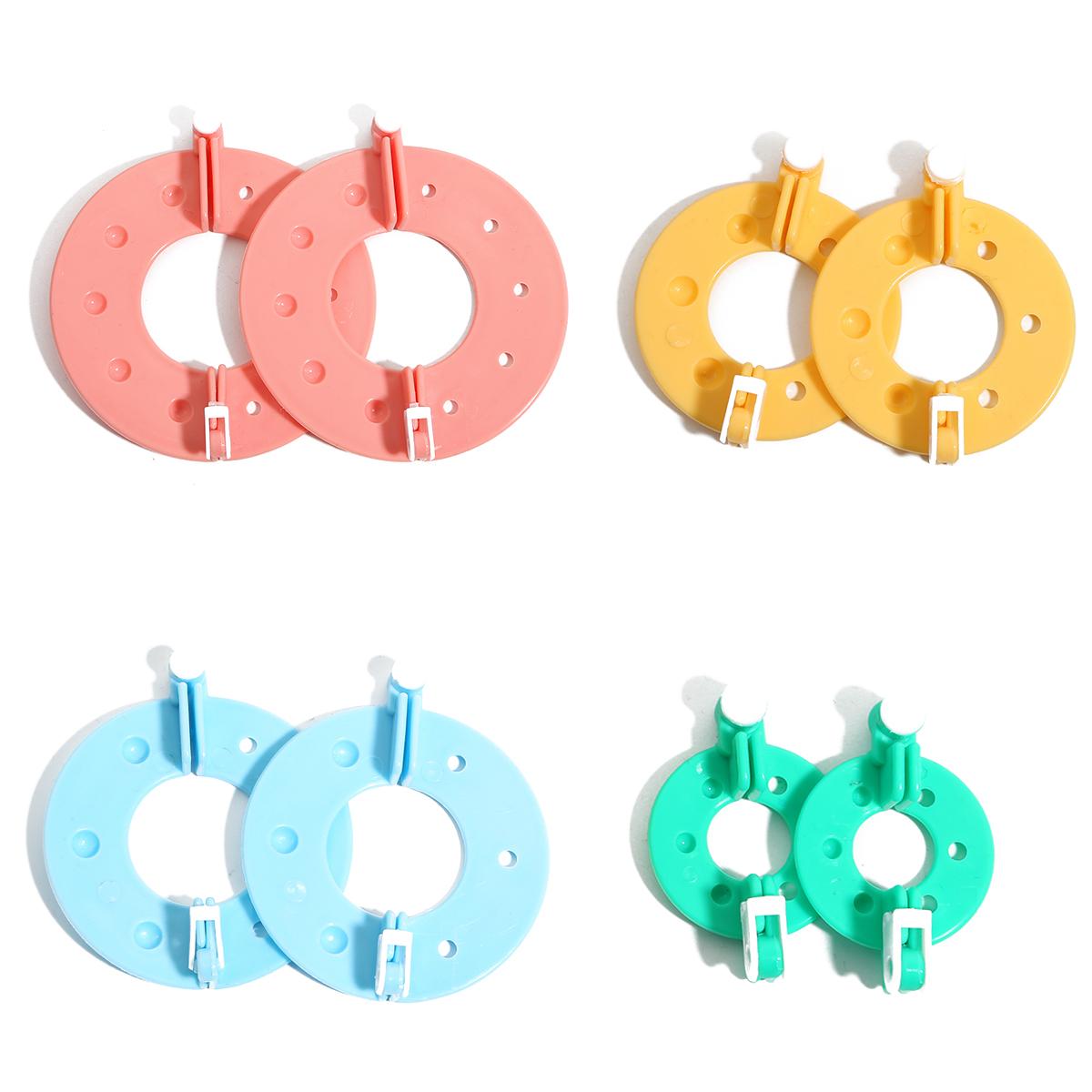 

8 шт./пакет Изготовление шерстяных помпонов Плюшевый игрушечный помпон Инструмент для вязания своими руками Шерстяной ткач 3.5/5.5/7/9cm*2 8Pcs/set