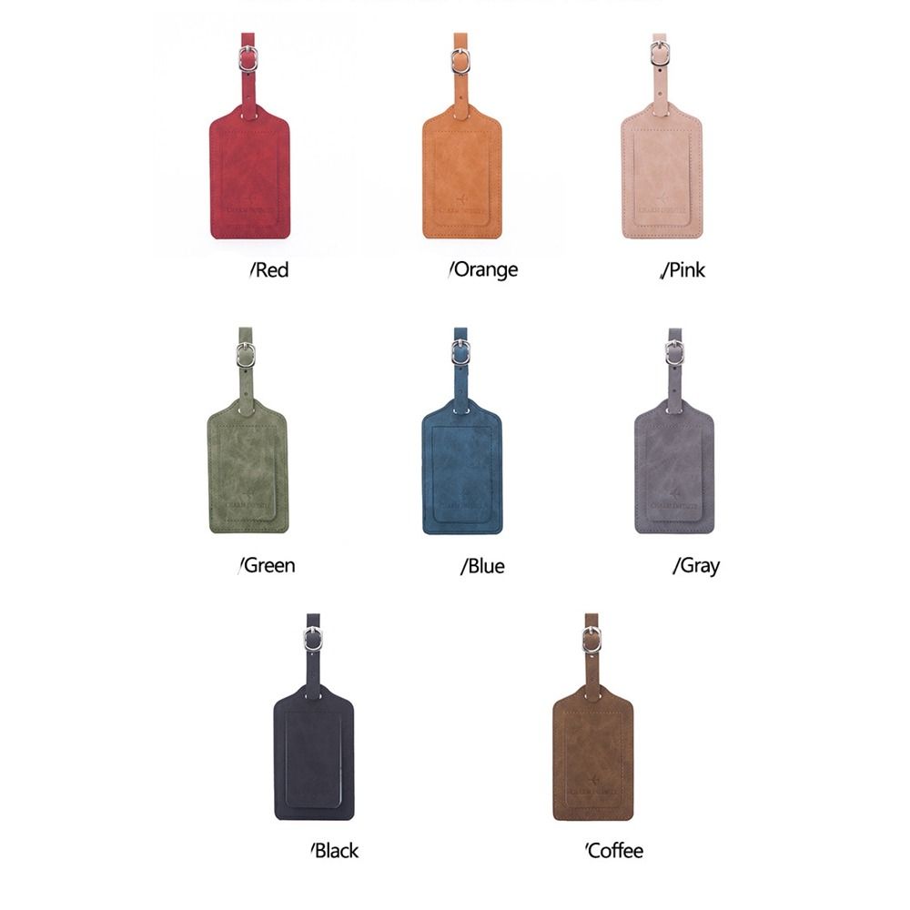 Travel Handbag Label PU Leather Airplane Suitcase Tag Travel Accessories Luggage Tag Boarding Pass