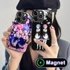 ReZero Rem Ram Glass MagSafe Mobile Phone Case for iPhone 17 16 15 14 13 12 11 Air Pro Max Plus Mini Colorful Cover