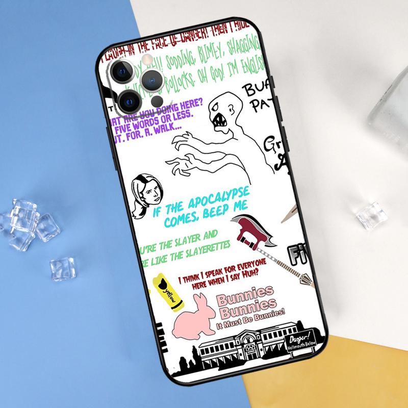 

Buffy The Vampire Slayer Phone Case For iPhone 16 Pro 15 Pro 11 13 14 Pro Max 12 Mini XR 16 15 Plus 16e Cover Shell iPhone 16e