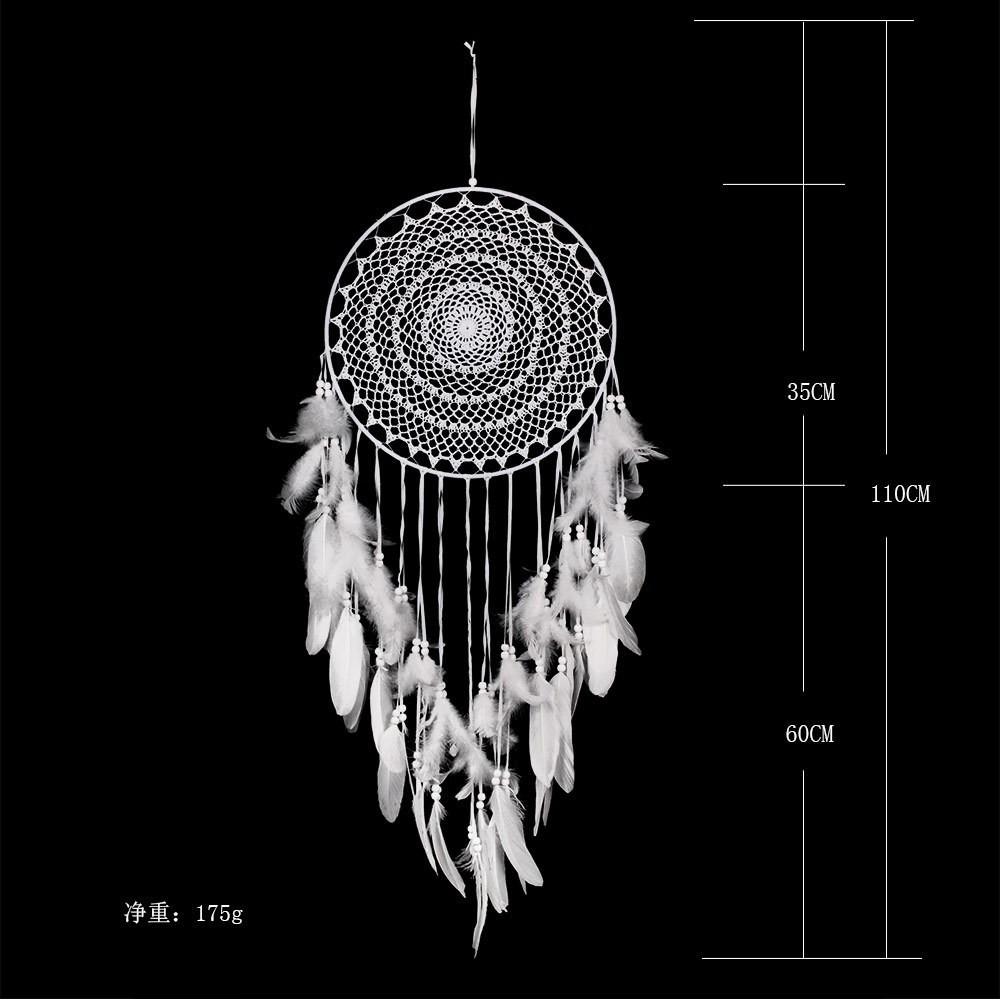 Bohemian Large Dream Catcher Handwoven Feather Dream Catcher Interior Decoration Dream Catcher