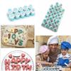 Alphabet Number Letter Fondant Mold Cake Decorating Set Icing Cutters Moulds for DIY Cookies Baking Tools Edible Letter Numbers