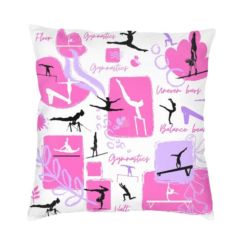 

Rhythmic Gymnastics Gold LIne Modern Throw Pillow Covers Home Decor Sofa Cushion Case 30x30cm