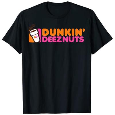 Dunkin Deez Nuts  Dunkin Deeznuts TShirt Aesthetic Clothes Graphic Tee Shirts Tops