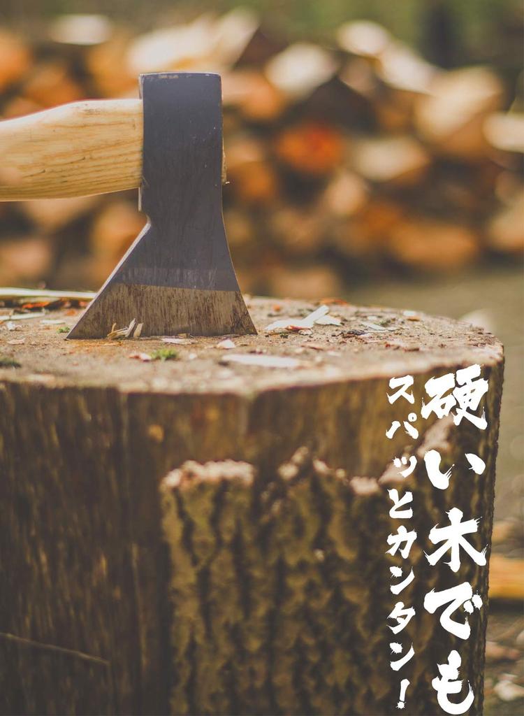 CARBABY Axe, Outdoor Camping Gear, Firewood Splitting Hatchet, 38cm, Garden Hatchet, Camping Axe, Bonfire, Outdoor, Includes Protective Cover