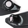 2 pièces Garniture de Cadre de Haut-parleur de Pilier de Voiture Couleur Fibre de Carbone Motif Bambou pour Toyota Hilux Revo Conquest 2015-2021 Toyota Fortuner