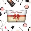 1pc Portable Printed Makeup Bag, Portable Cosmetic Storage Bag For Travel, Perfect For Halloween And Christmas Gifts For Women And Girls