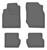 Velour Graphite Car Mats For: Nissan Almera N16 Hatchback (2000-2006)