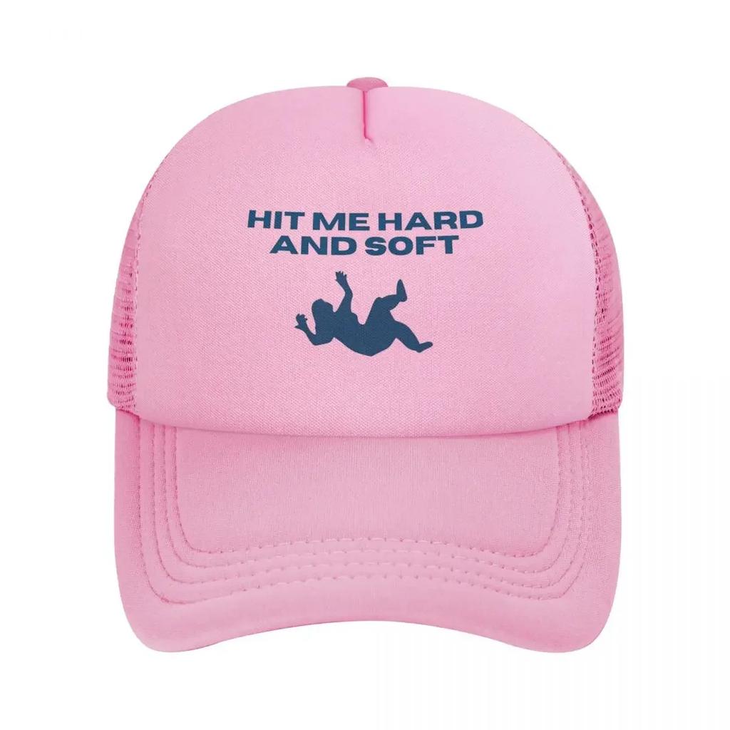 Hit Me Hard And Soft Tour Baseball Cap For Man Woman Summer Outdoor Mesh Side Caps Hats Adjustable Fit