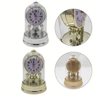Horloge Vintage classique, horloge Antique de bureau de Style européen avec pendule et carillon